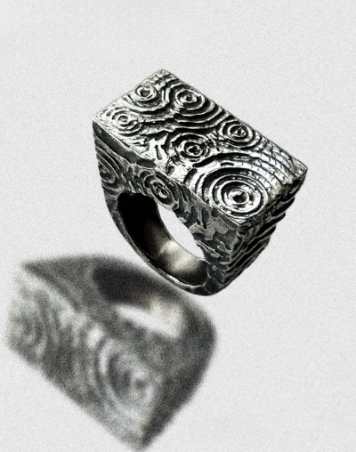 Кольцо Water ripples signet