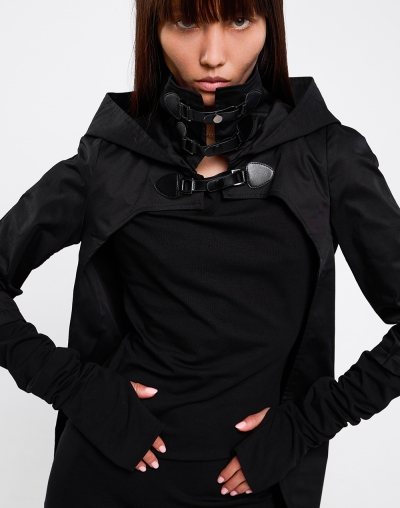 Накидка с клевантами