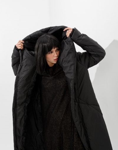 winter coat with hood